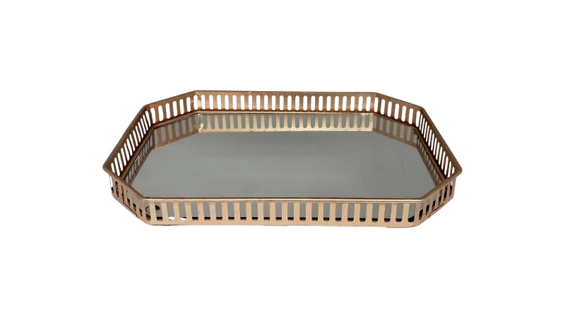 DC BANDEJA GLAS METAL FH190705M COPPER La Francesa