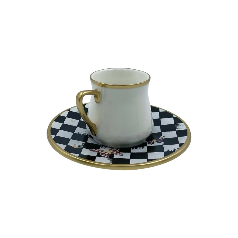 DC  JUEGO DE CAFE C/PRATO 11050 PORCELAN La Francesa