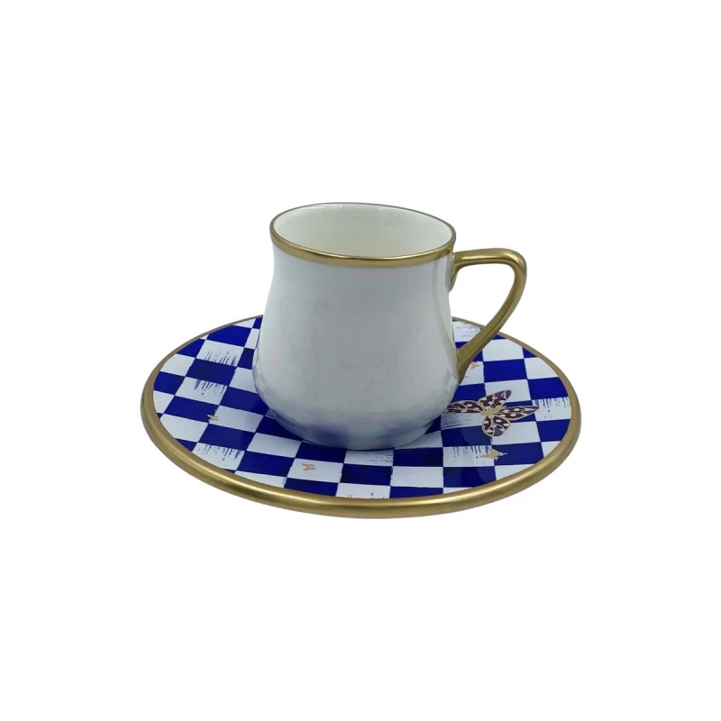 DC  JUEGO DE CAFE C/PRATO 22050 PORCELAN La Francesa