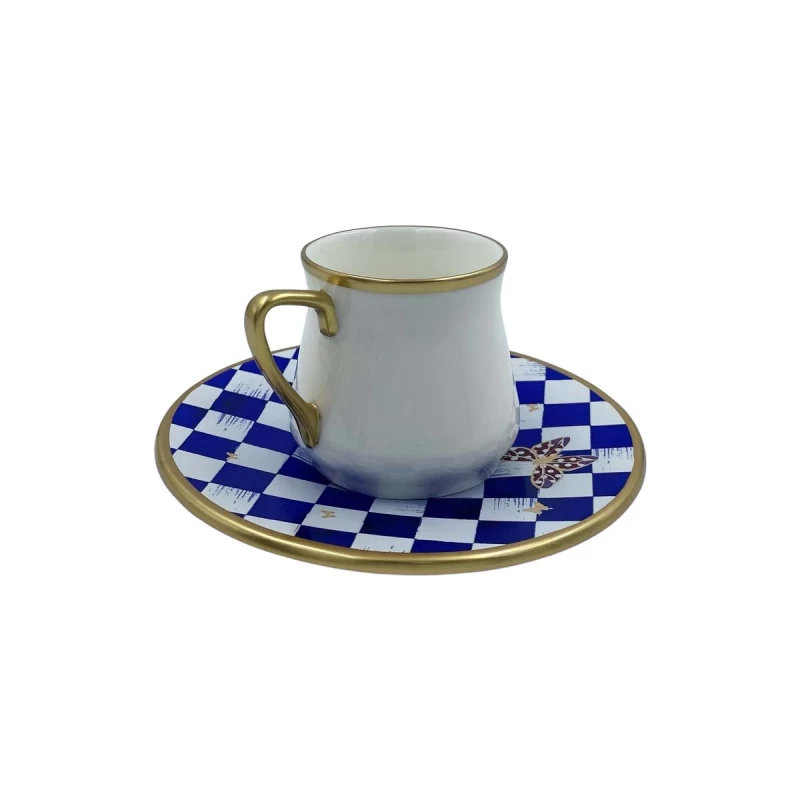 DC  JUEGO DE CAFE C/PRATO 22050 PORCELAN La Francesa