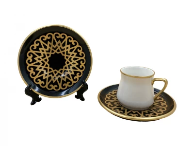 DC  JUEGO DE CAFE C/PRATO 22106 PORCELAN La Francesa