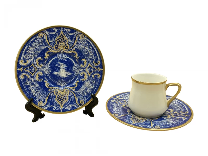DC  JUEGO DE CAFE C/PRATO 36367 PORCELAN La Francesa