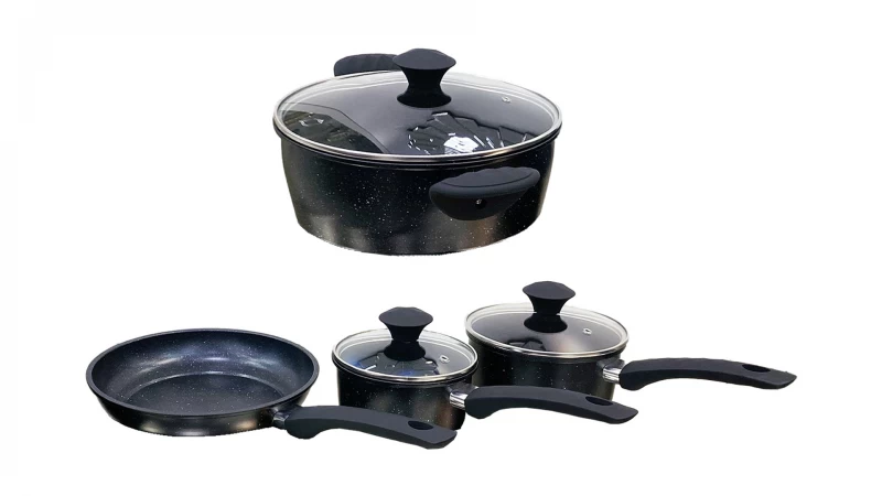 DC JUEGO DE PA.7PCS BLK+MARBLE BDCS-S001 La Francesa