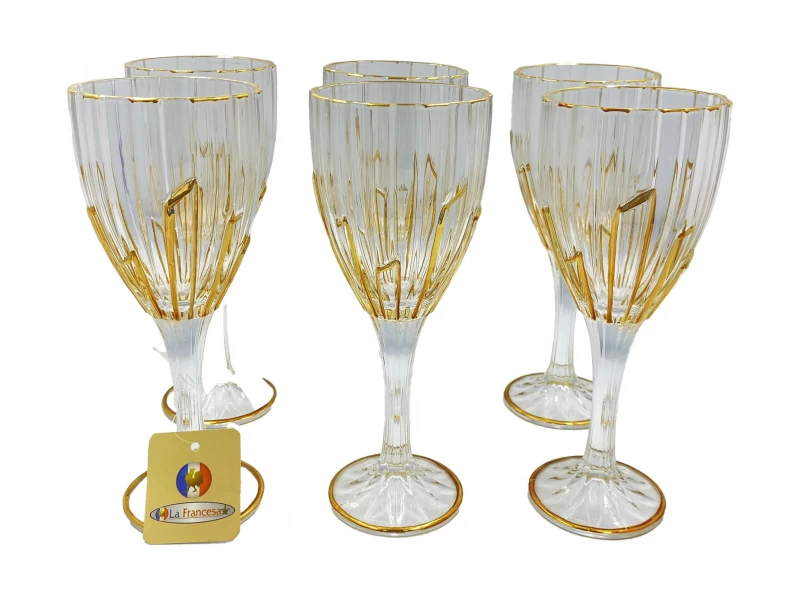 DC  TACAS DE VINHO VR-GJ038A-4  6PCS La Francesa