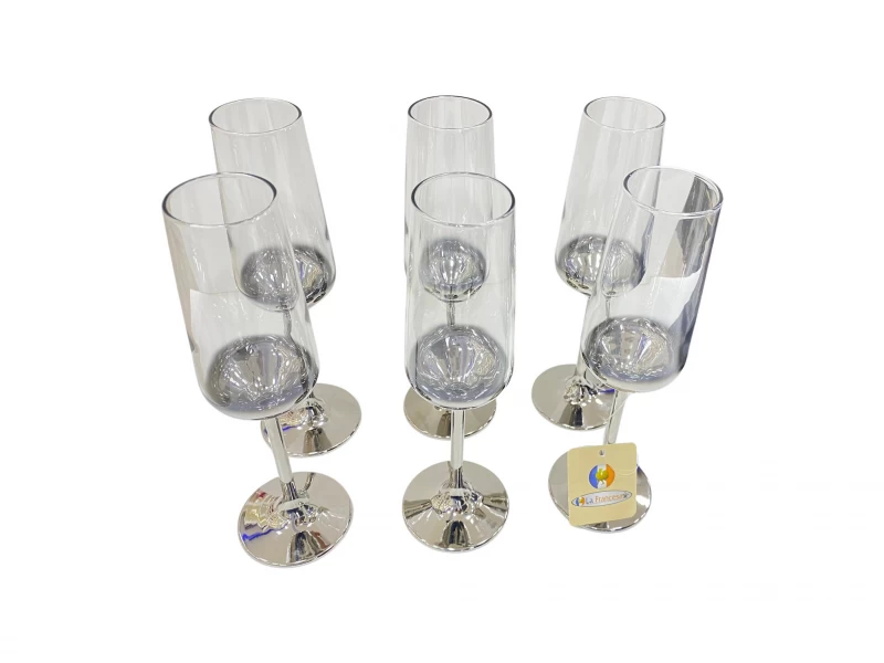 DC  STEMMED GLASS 6PCS   M0440079-000635 La Francesa