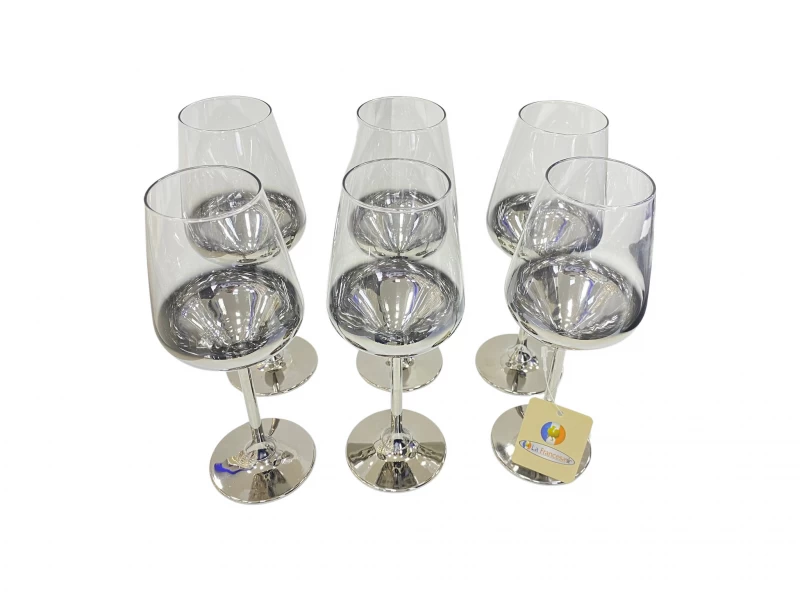DC  STEMMED GLASS 6PCS   M0440080-000769 La Francesa