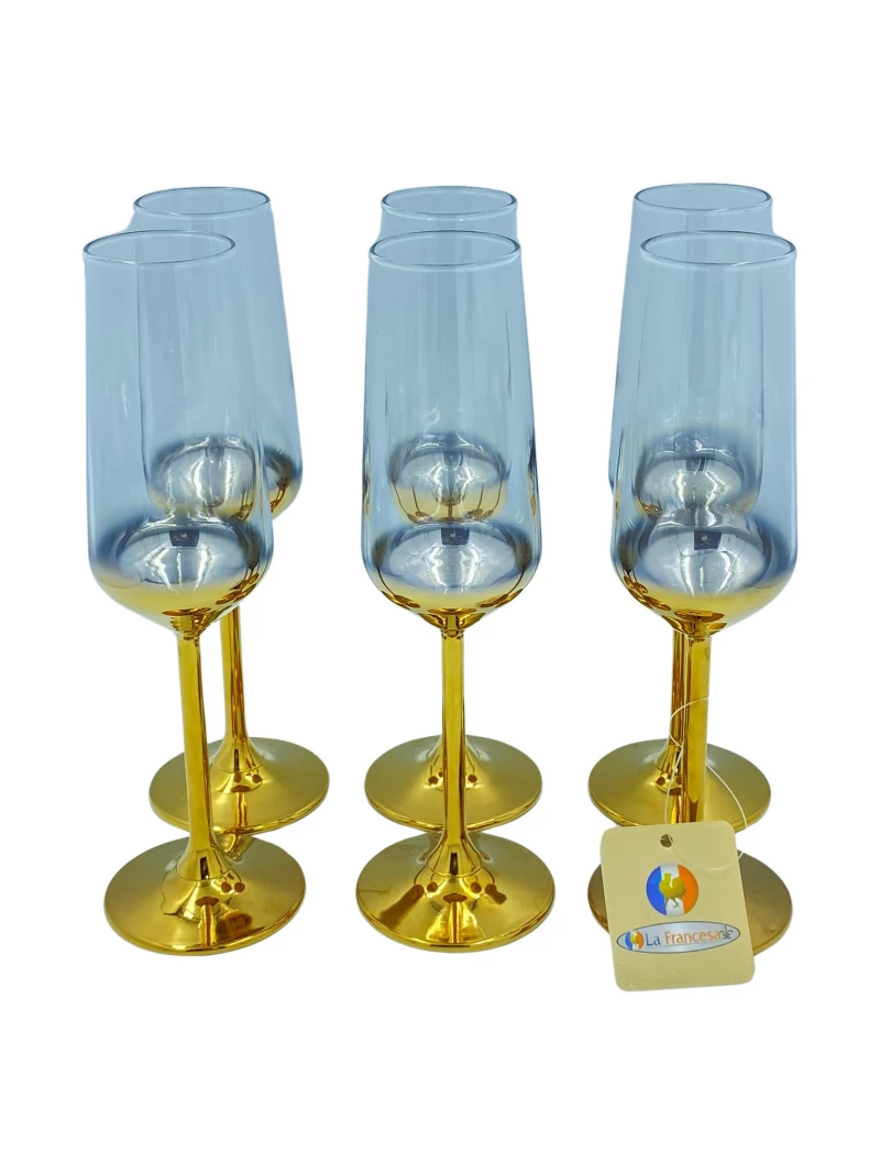DC  STEMMED GLASS 6PCS   M0440079-000632 La Francesa
