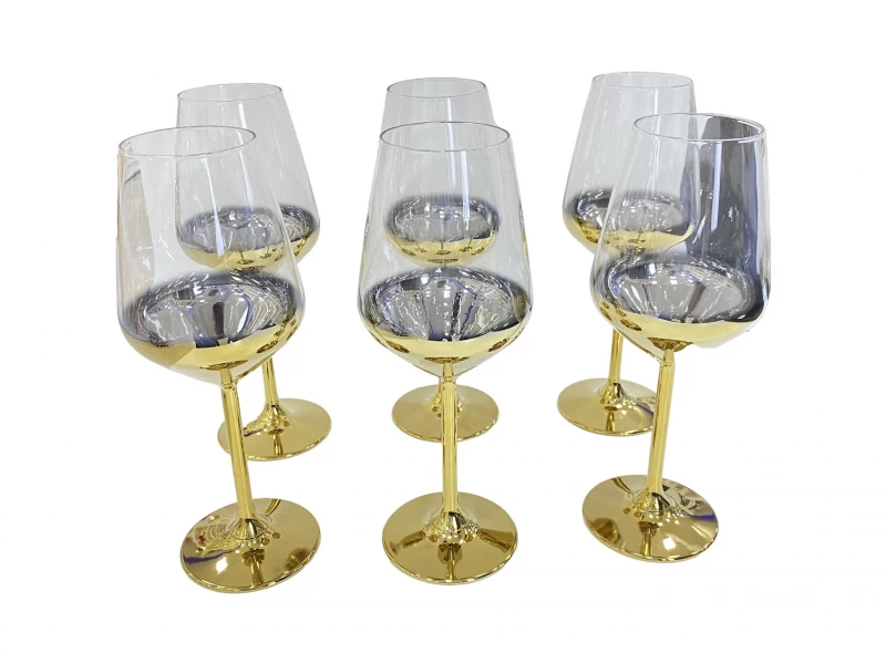 DC  STEMMED GLASS 6PCS   M0440080-000204 La Francesa