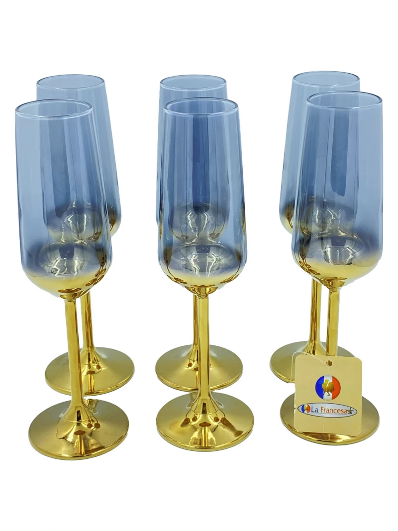 DC  STEMMED GLASS 6PCS   M0440079-004231 La Francesa