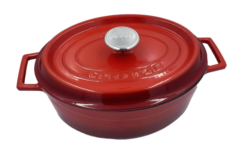 DC PANELA D.FER.FUNDIDO 29CM 90104 ROJOO La Francesa