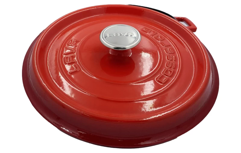 DC PANELA D.FER.FUNDIDO 28CM 89739 ROJO La Francesa