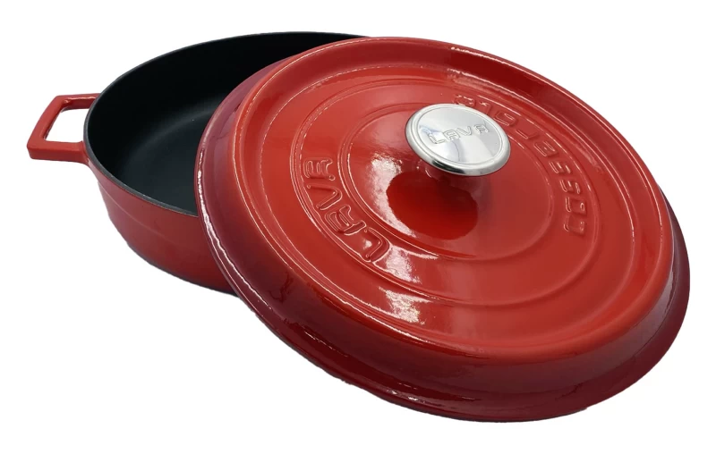 DC PANELA D.FER.FUNDIDO 28CM 89739 ROJO La Francesa
