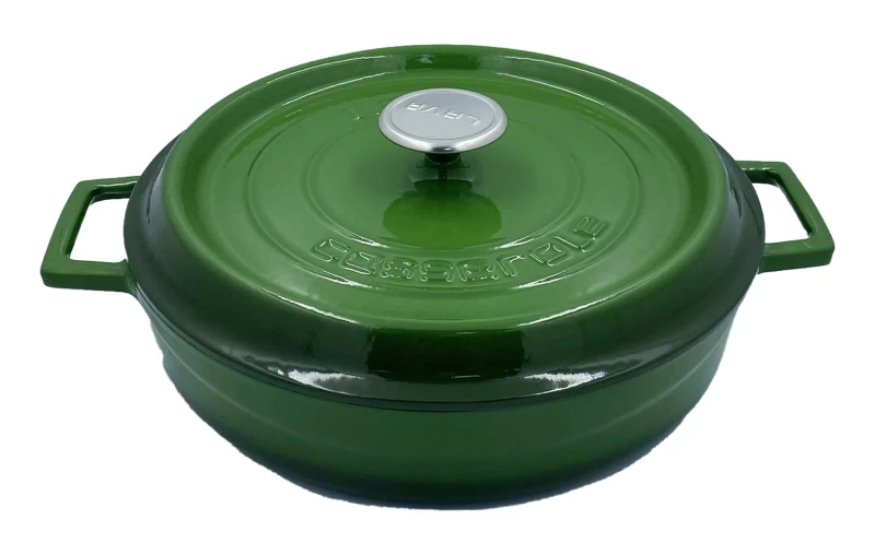 DC PANELA D.FER.FUNDIDO 28CM 89560 VERDE La Francesa