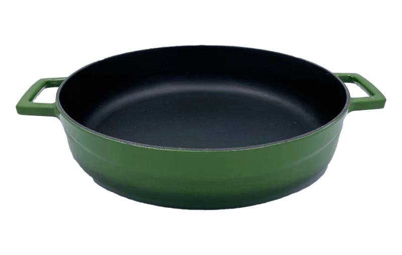 DC PANELA D.FER.FUNDIDO 28CM 89560 VERDE La Francesa