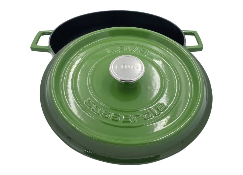 DC PANELA D.FER.FUNDIDO 28CM 89560 VERDE La Francesa