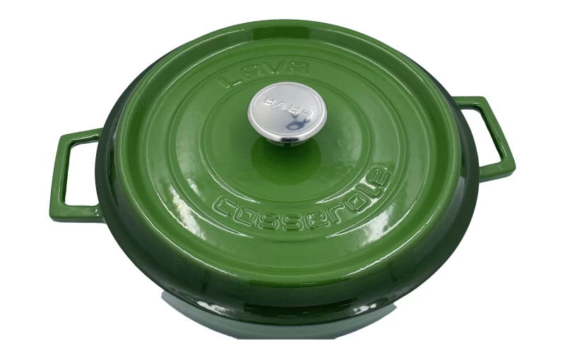 DC PANELA D.FER.FUNDIDO 28CM 89560 VERDE La Francesa