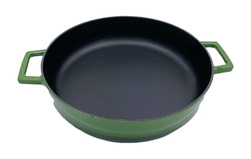 DC PANELA D.FER.FUNDIDO 28CM 89560 VERDE La Francesa