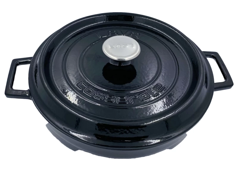 DC PANELA D.FER.FUNDIDO 28CM 90143 BLACK La Francesa