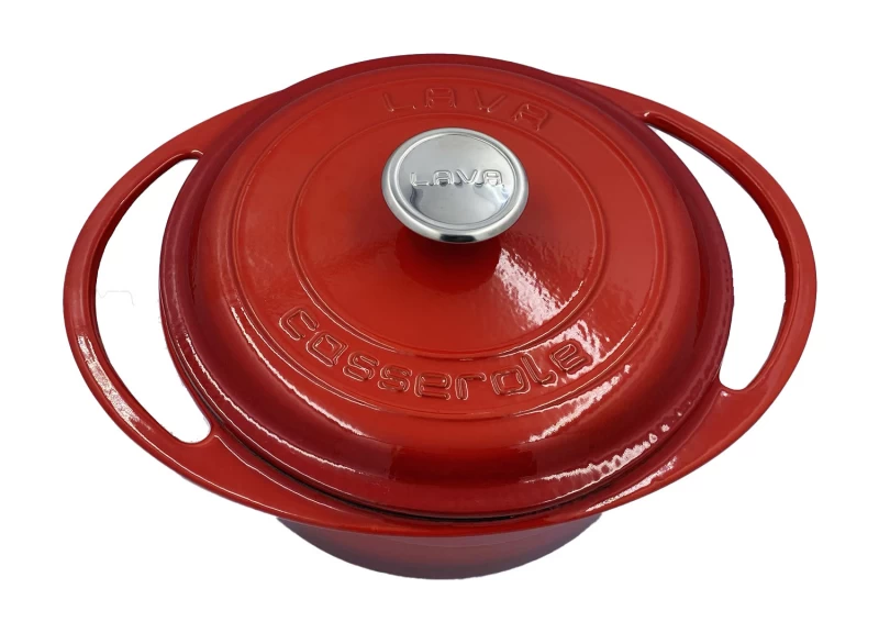 DC PANELA D.FER.FUNDIDO 24CM 213501 ROJO La Francesa