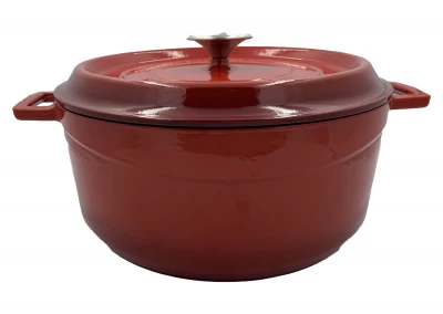 DC PANELA D.FER.FUNDIDO 28CM 89968 ROJO La Francesa