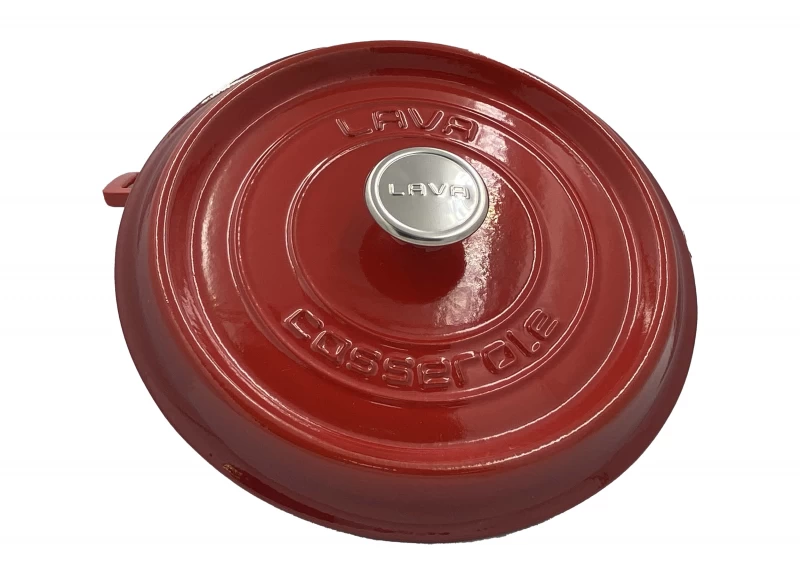 DC PANELA D.FER.FUNDIDO 28CM 89968 ROJO La Francesa