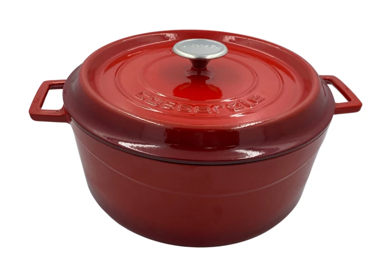 DC PANELA D.FER.FUNDIDO 28CM 89968 ROJO La Francesa
