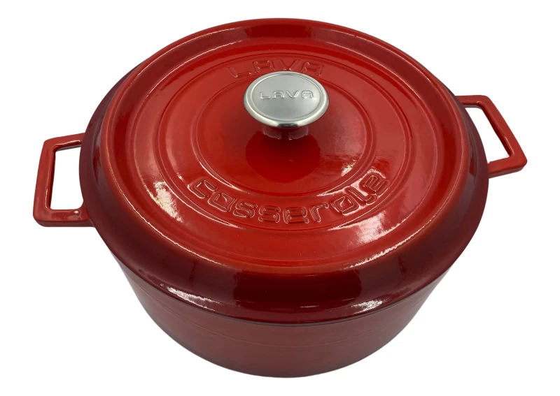 DC PANELA D.FER.FUNDIDO 28CM 89968 ROJO La Francesa
