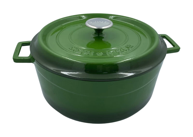 DC PANELA D.FER.FUNDIDO 28CM 89969 VERDE La Francesa